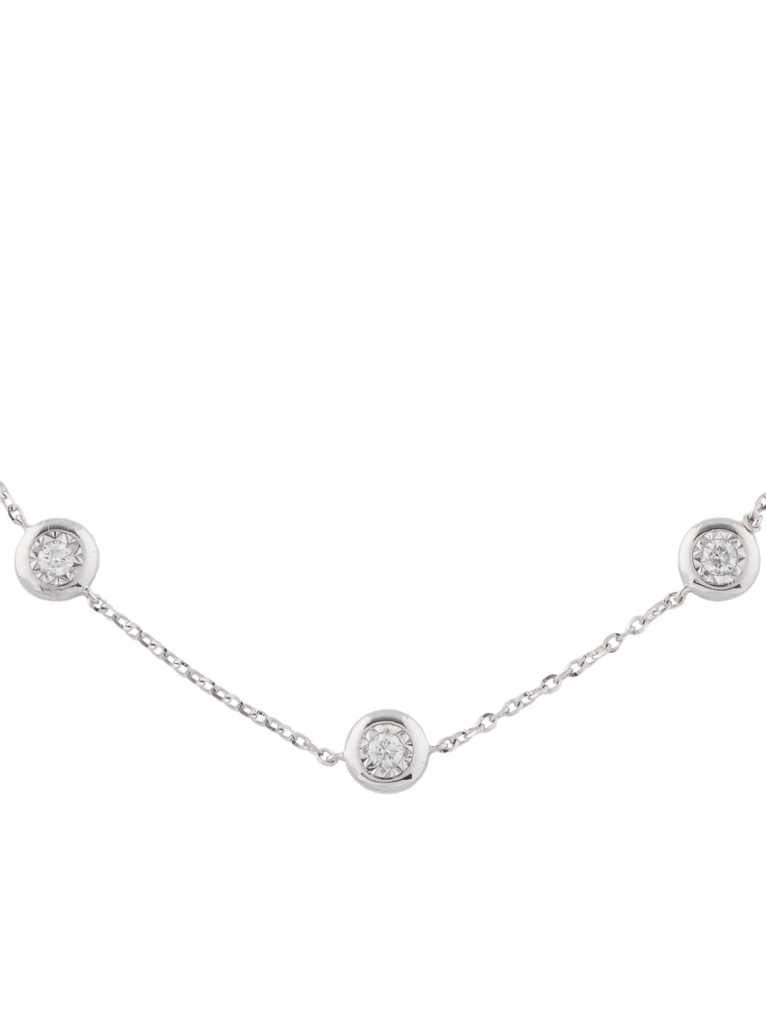 Bracelet 14K Diamond Station Bracelet